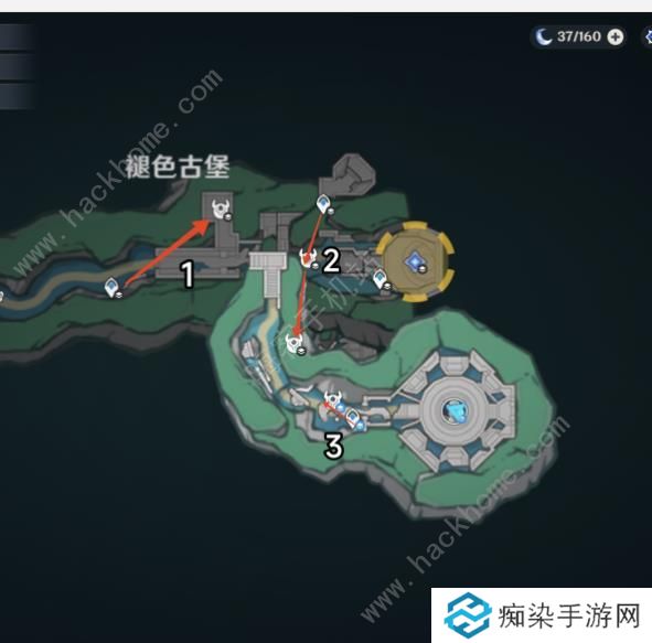 原神4.6枫丹锄地路线图 4.6褪色古堡/旧日之海怎么收集材料图片1